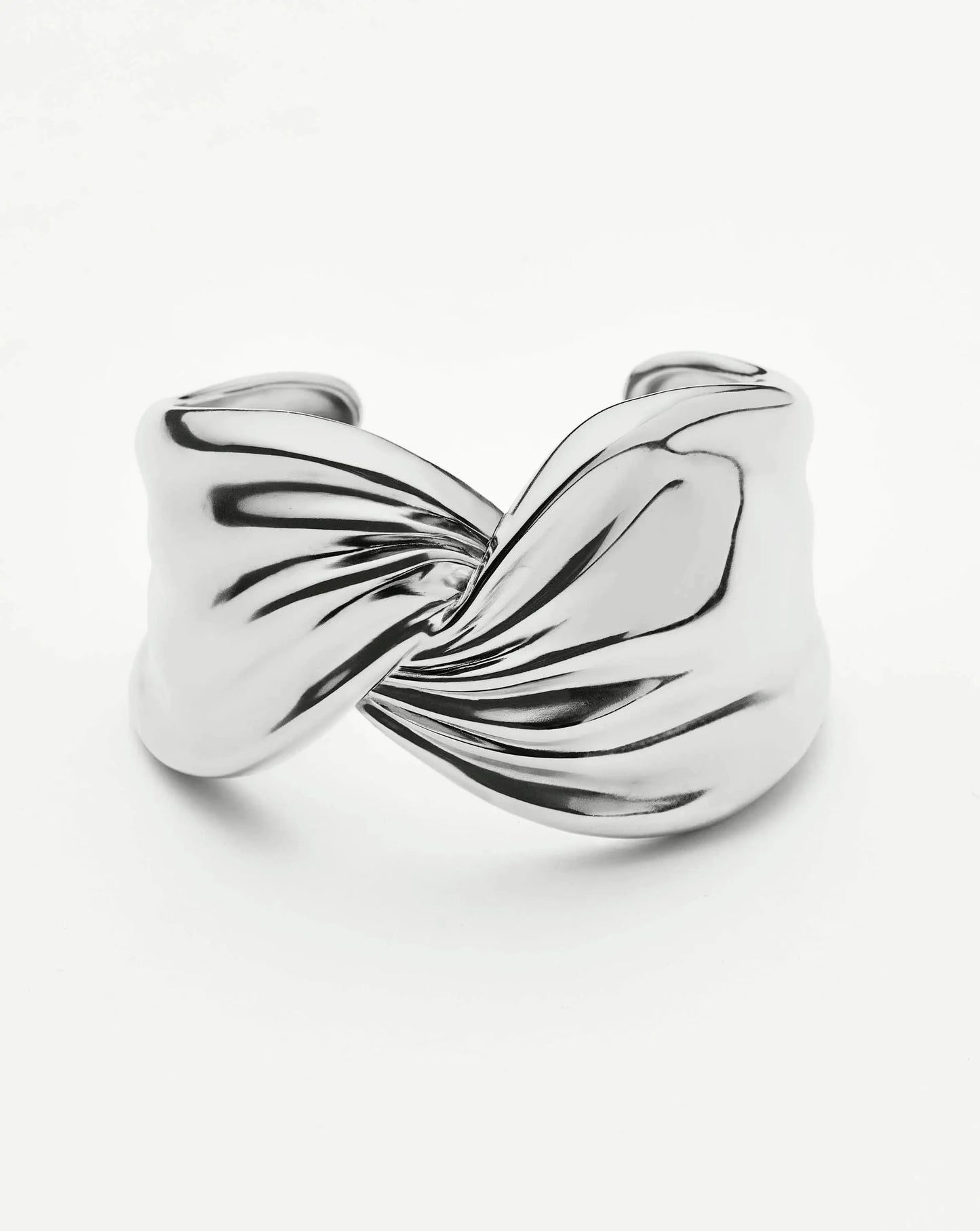 MARKGONG Draped Statement Cuff | Silver Plated Bracelets Missoma