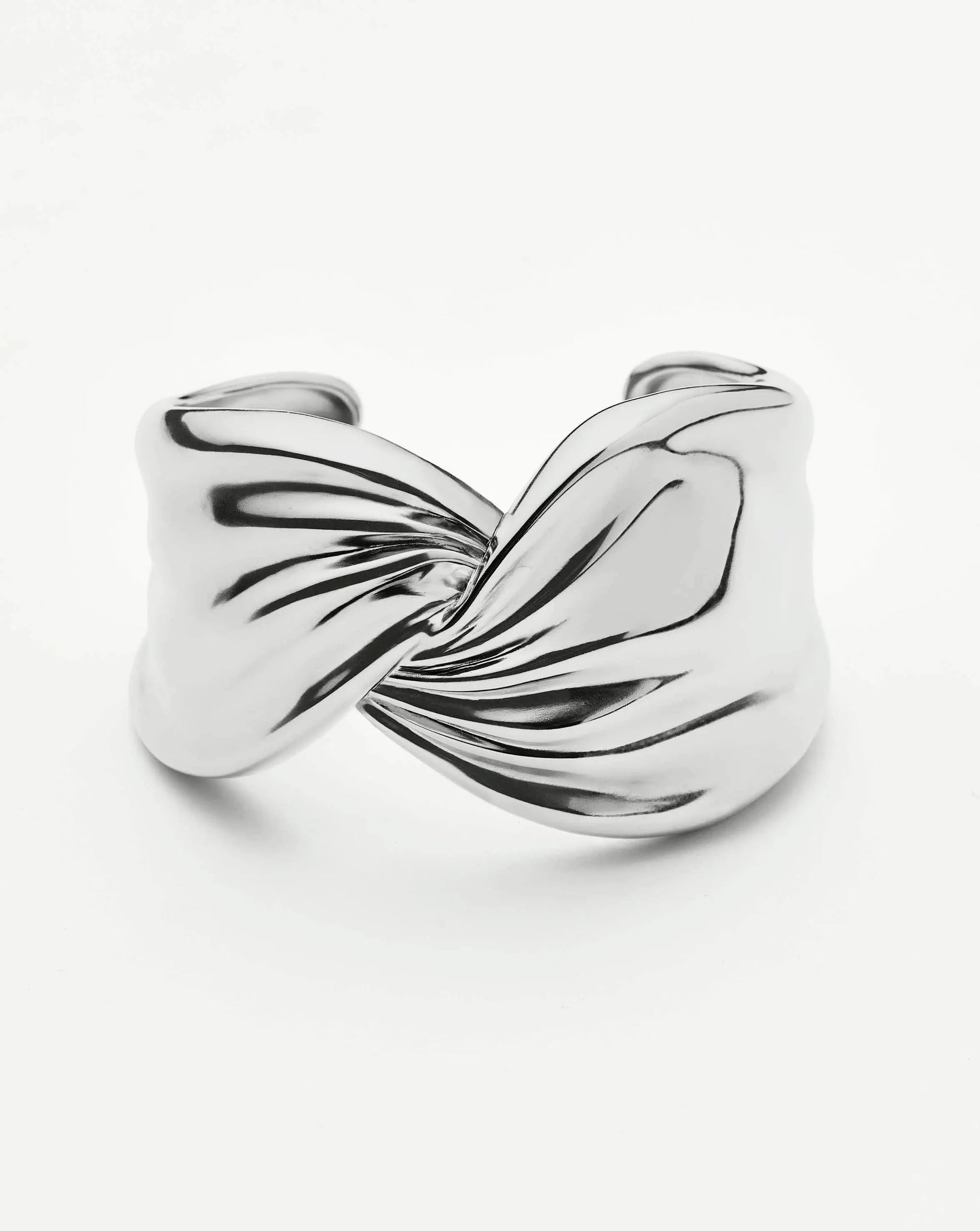 MARKGONG Draped Statement Cuff | Silver Plated Bracelets Missoma