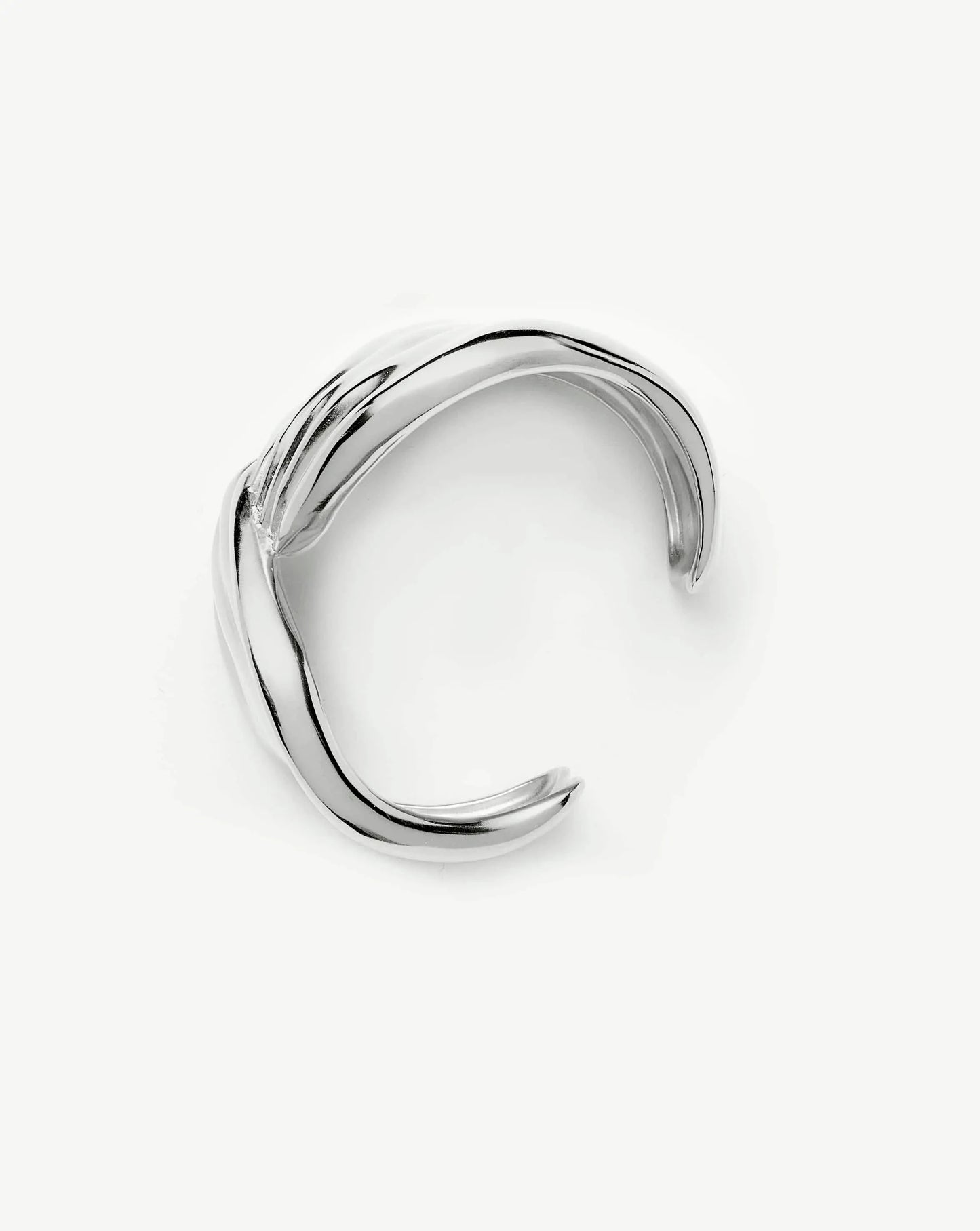 MARKGONG Draped Statement Cuff | Silver Plated Bracelets Missoma
