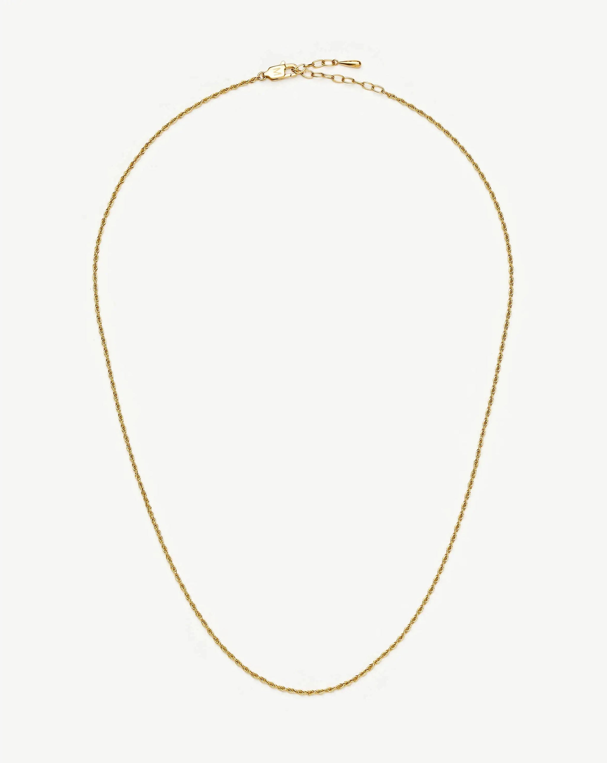 Medium Rope Chain Necklace | 18ct Gold Plated Necklaces Missoma