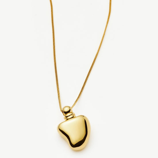 Message in a Bottle Heart Pendant Necklace | 18ct Gold Plated Necklaces Missoma