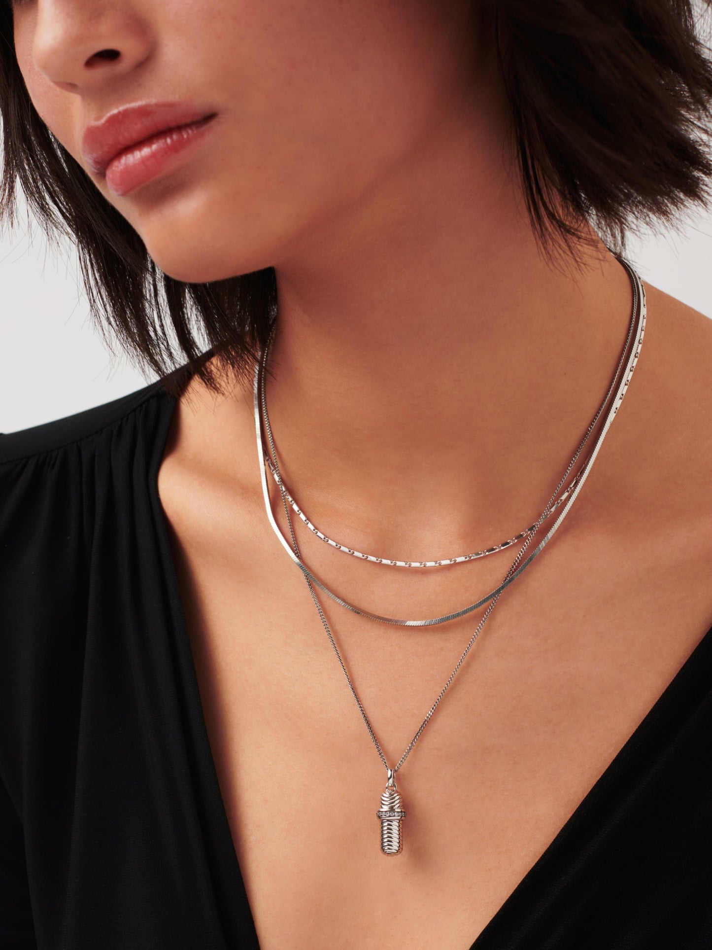 Message in a Bottle Ridge Pendant Necklace Necklace Missoma