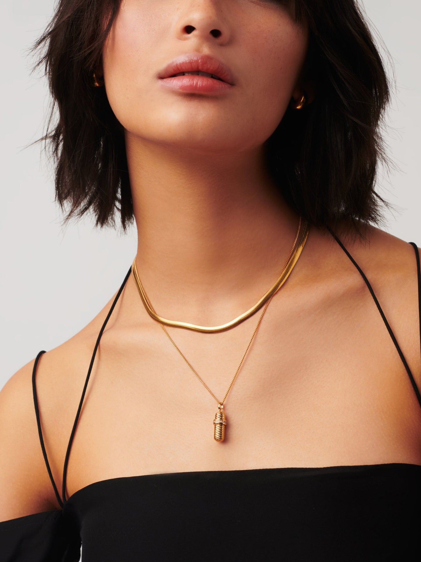 Message in a Bottle Ridge Pendant Necklace Necklace Missoma