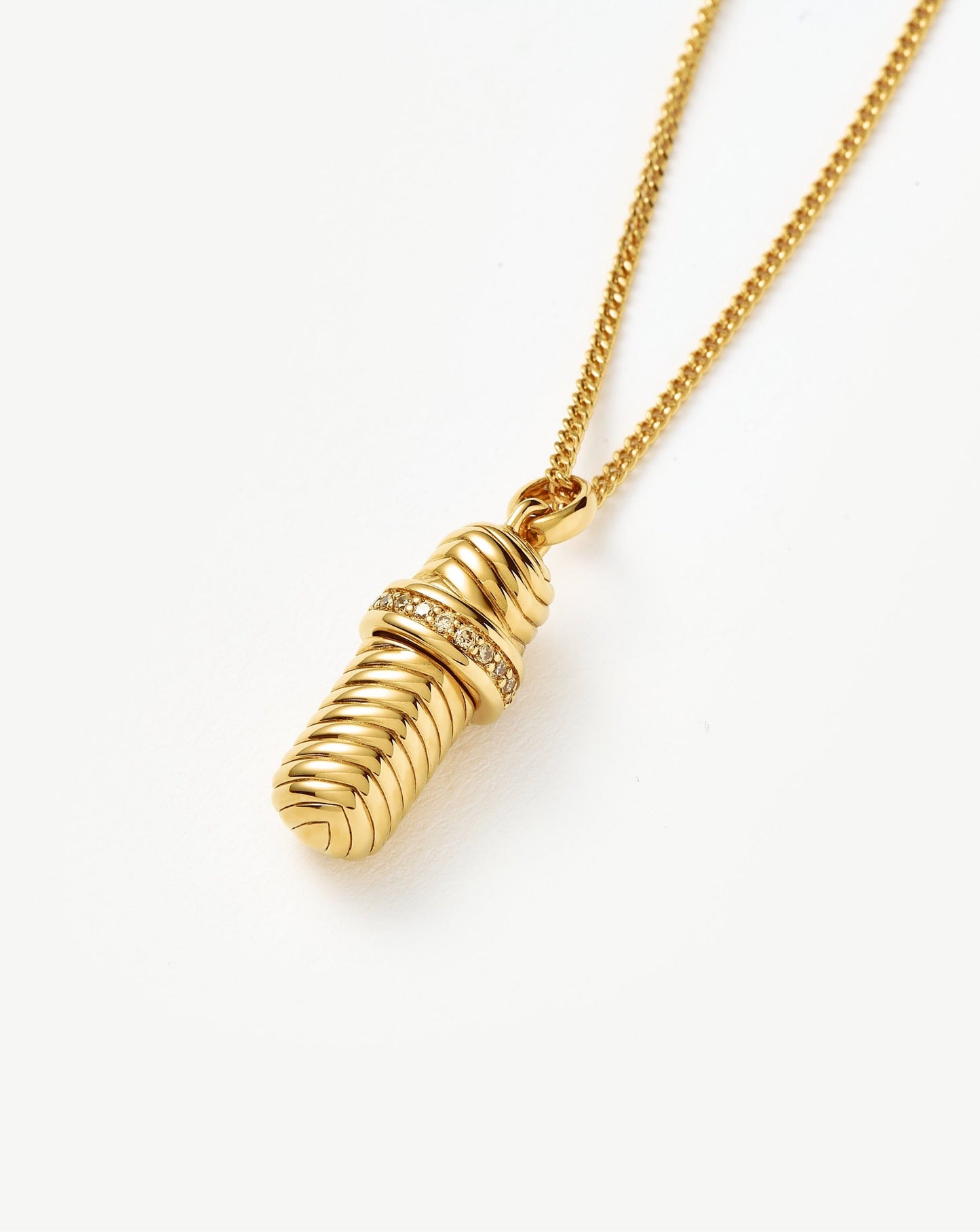 Message in a Bottle Ridge Pendant Necklace Necklace Missoma