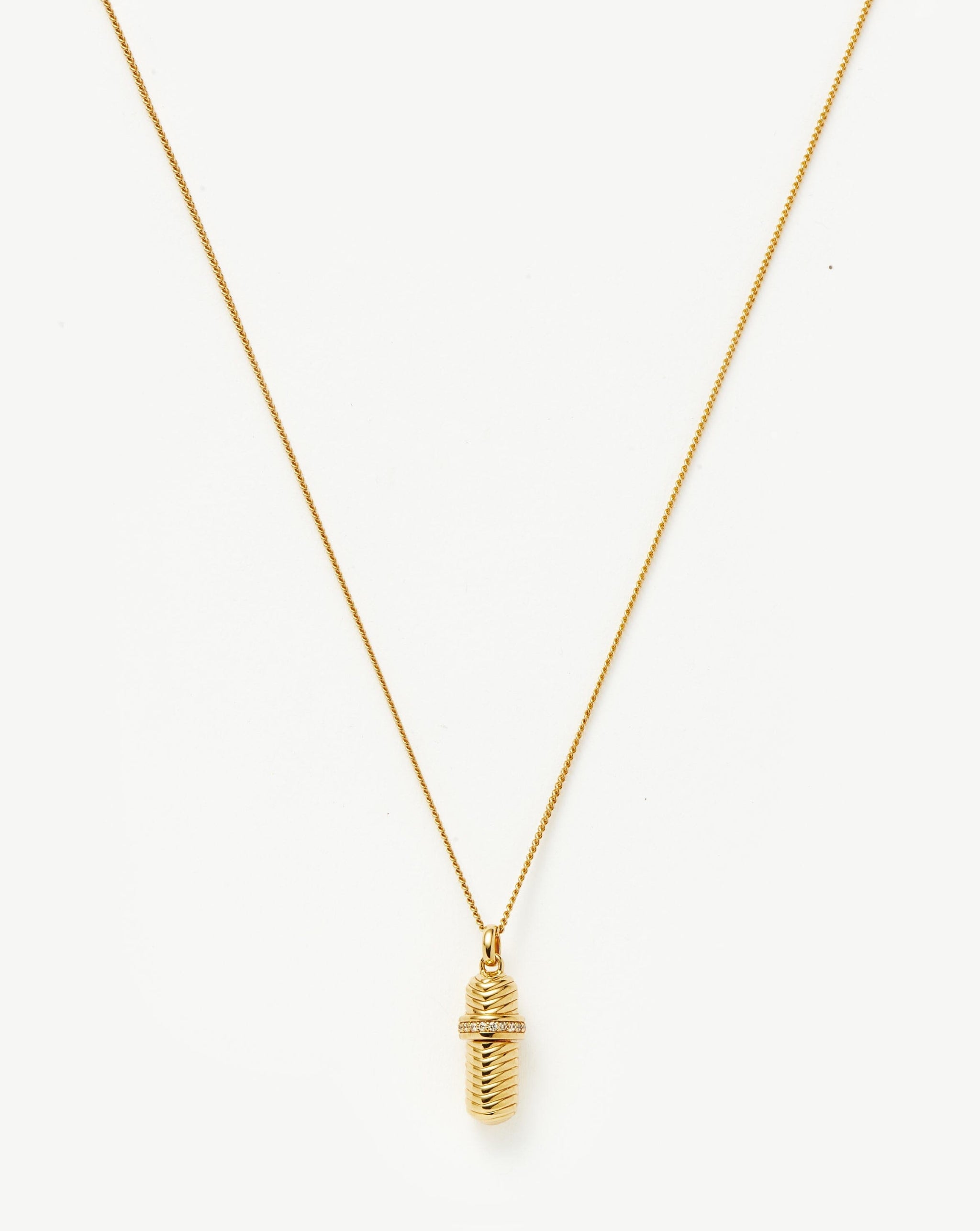 Message in a Bottle Ridge Pendant Necklace Necklace Missoma