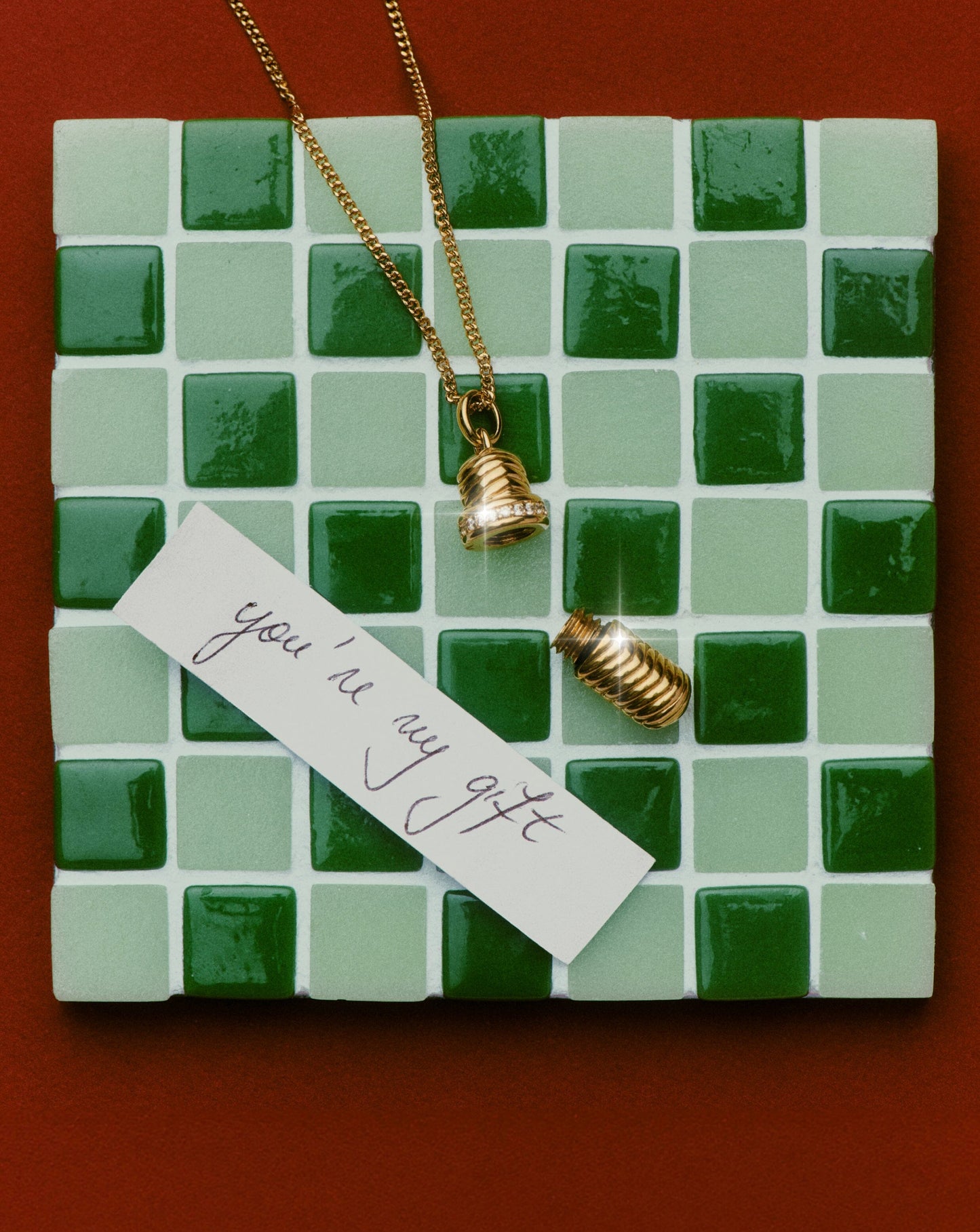 Message in a Bottle Ridge Pendant Necklace Necklaces Missoma