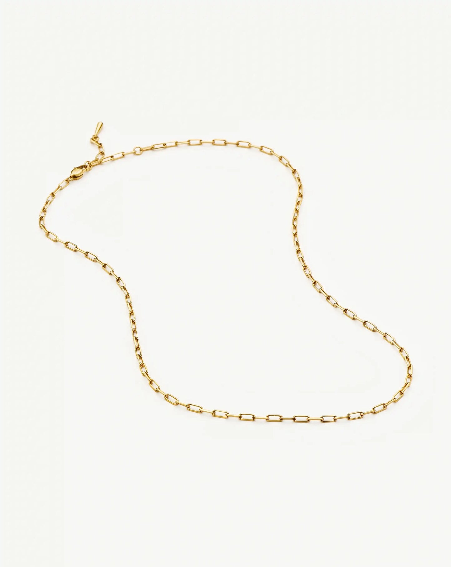 Mini Paperclip Chain Necklace | 18ct Gold Plated Necklaces Missoma