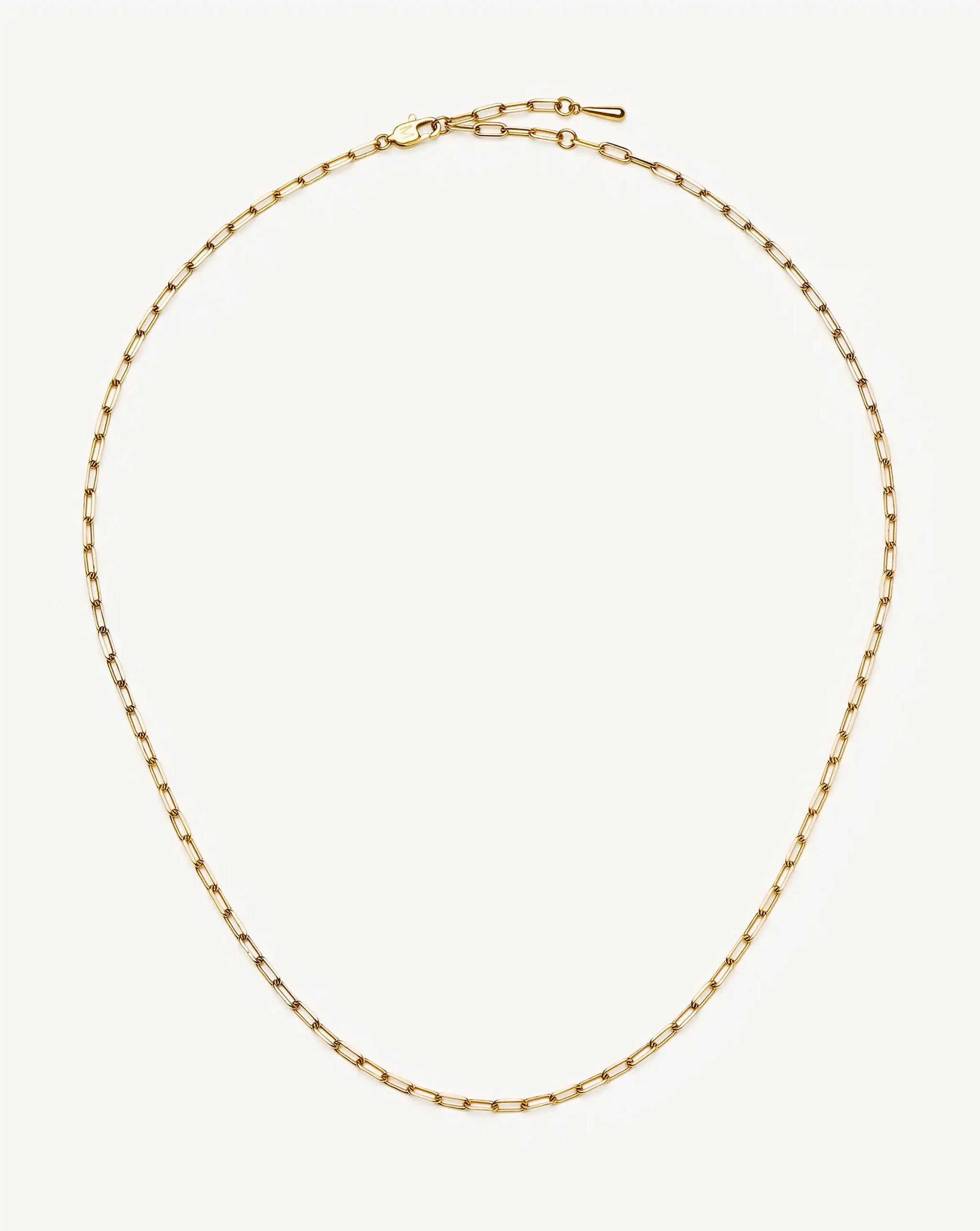 Mini Paperclip Chain Necklace | 18ct Gold Plated Necklaces Missoma