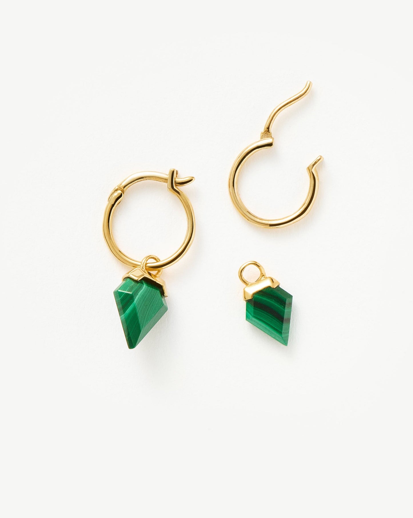 Mini Shield Hoop Earrings Earrings Missoma