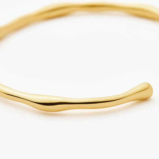 Molten Cuff Bracelet | 18ct Gold Plated Bracelets Missoma