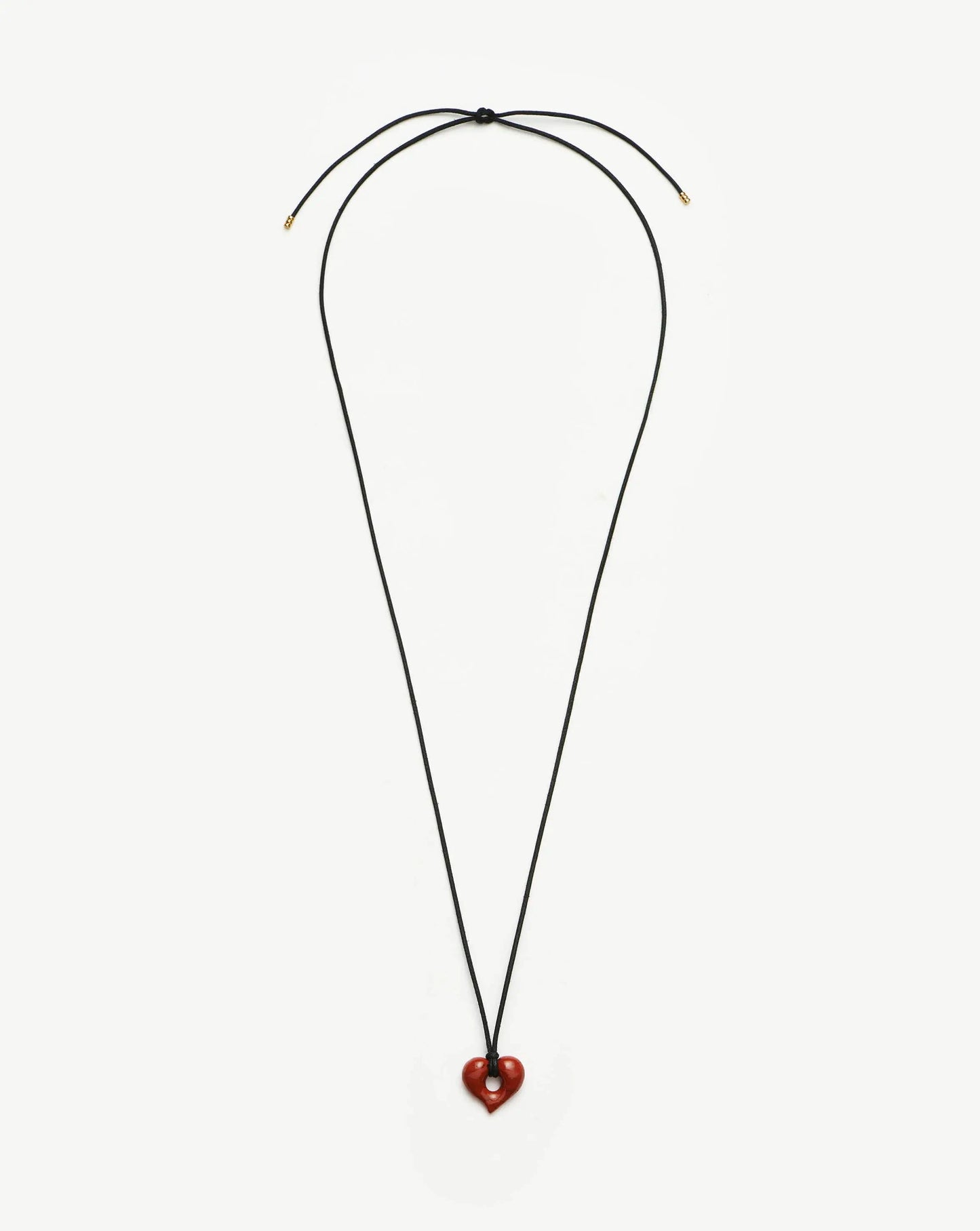 Molten Heart Gemstone Pendant Cord Necklace Necklace Missoma