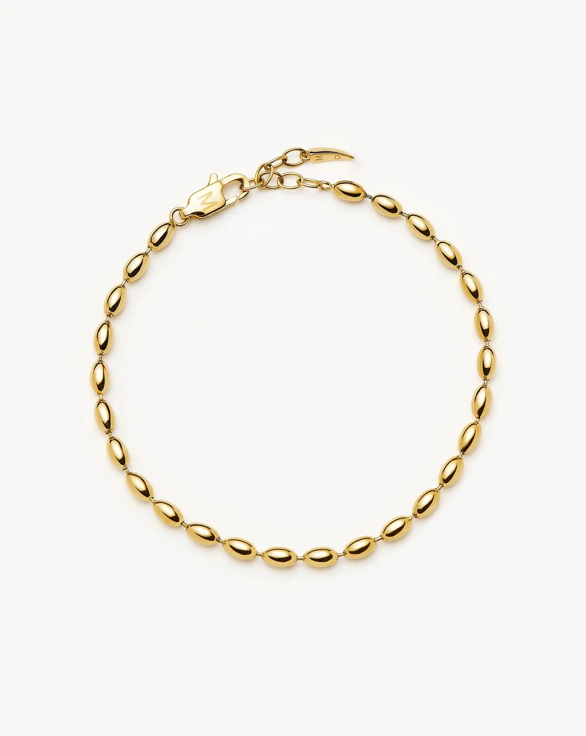 Molten Olive Chain Bracelet | 18ct Gold Plated Bracelets Missoma