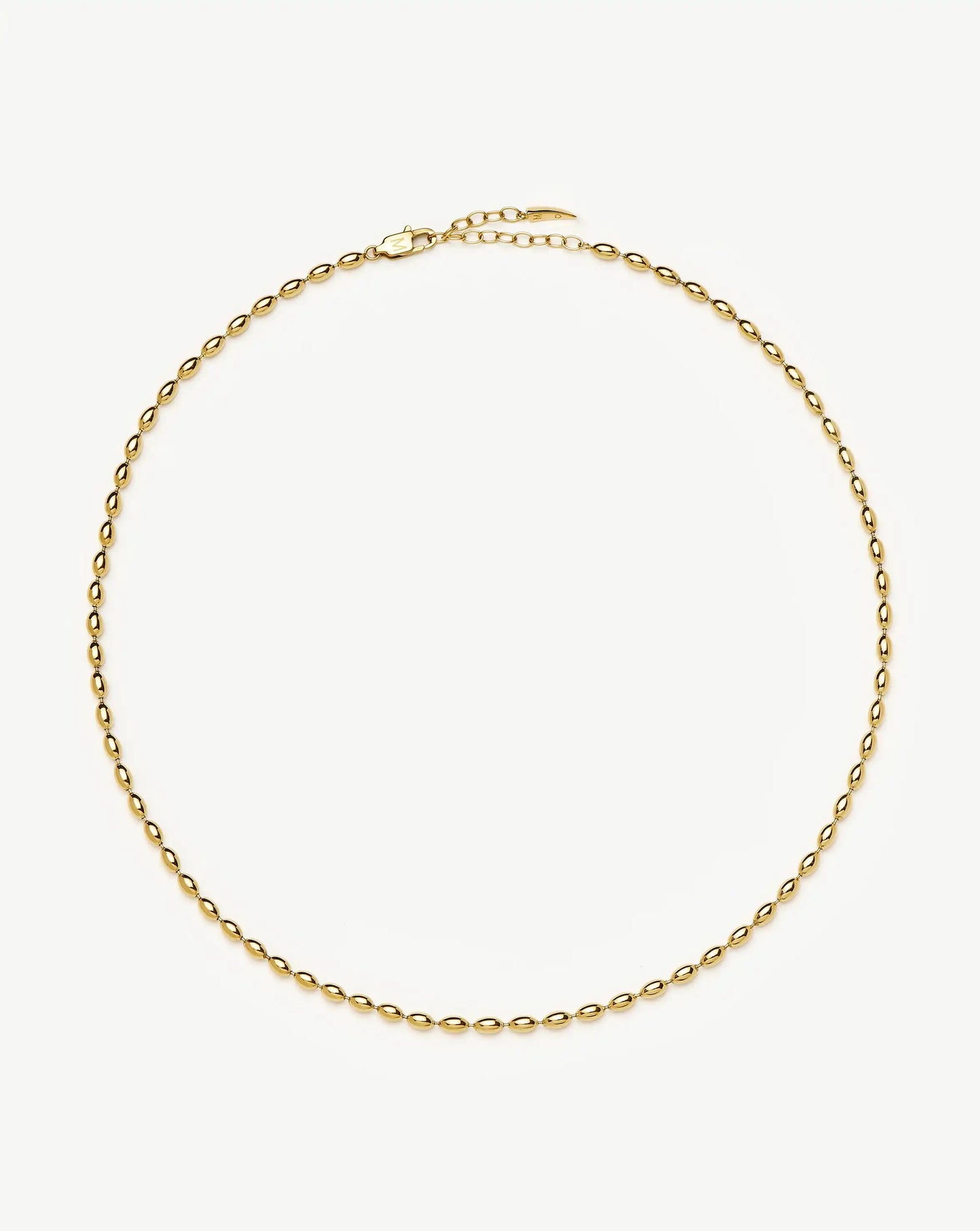 Molten Olive Chain Necklace | 18ct Gold Plated Necklaces Missoma
