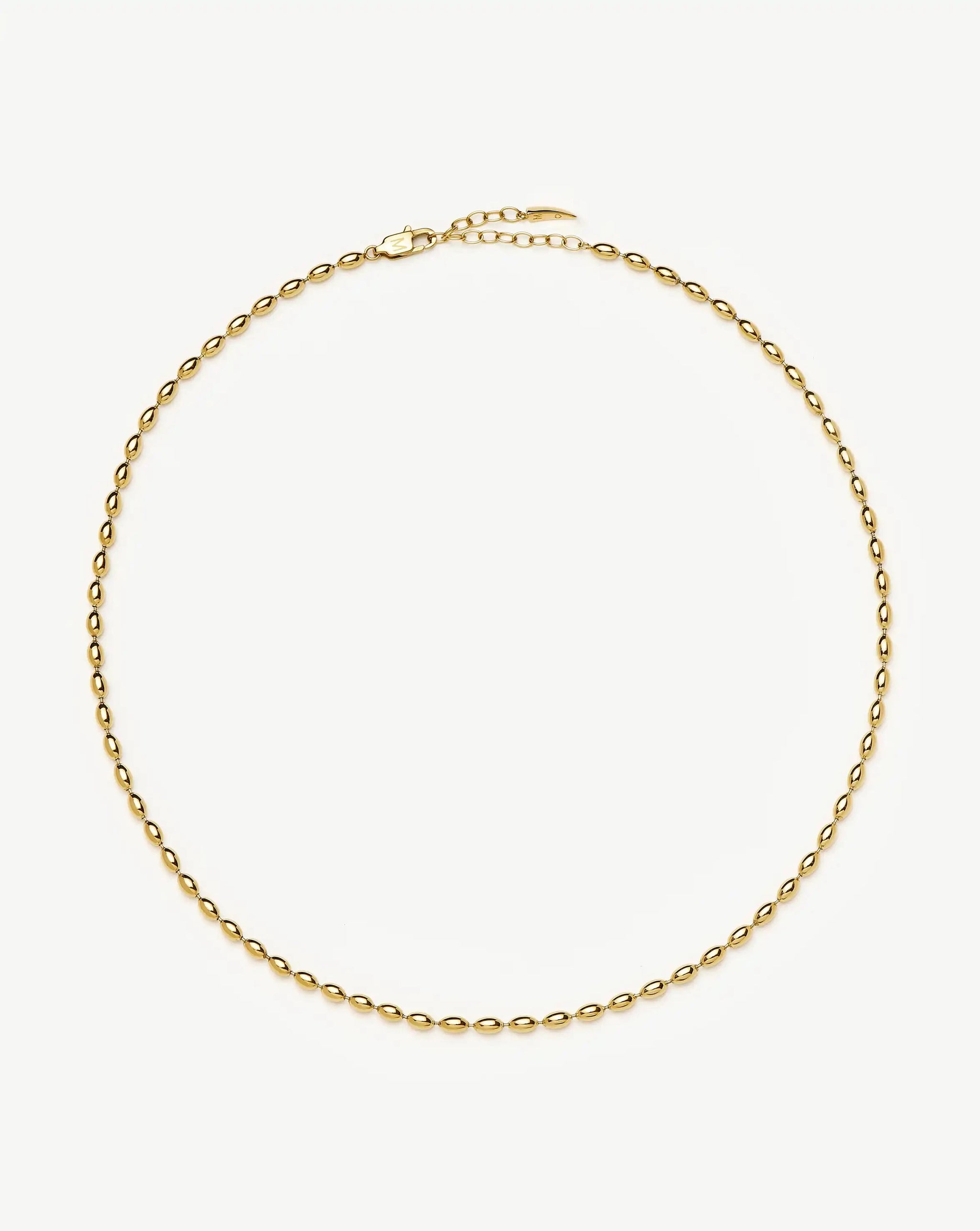 Molten Olive Chain Necklace | 18ct Gold Plated Necklaces Missoma