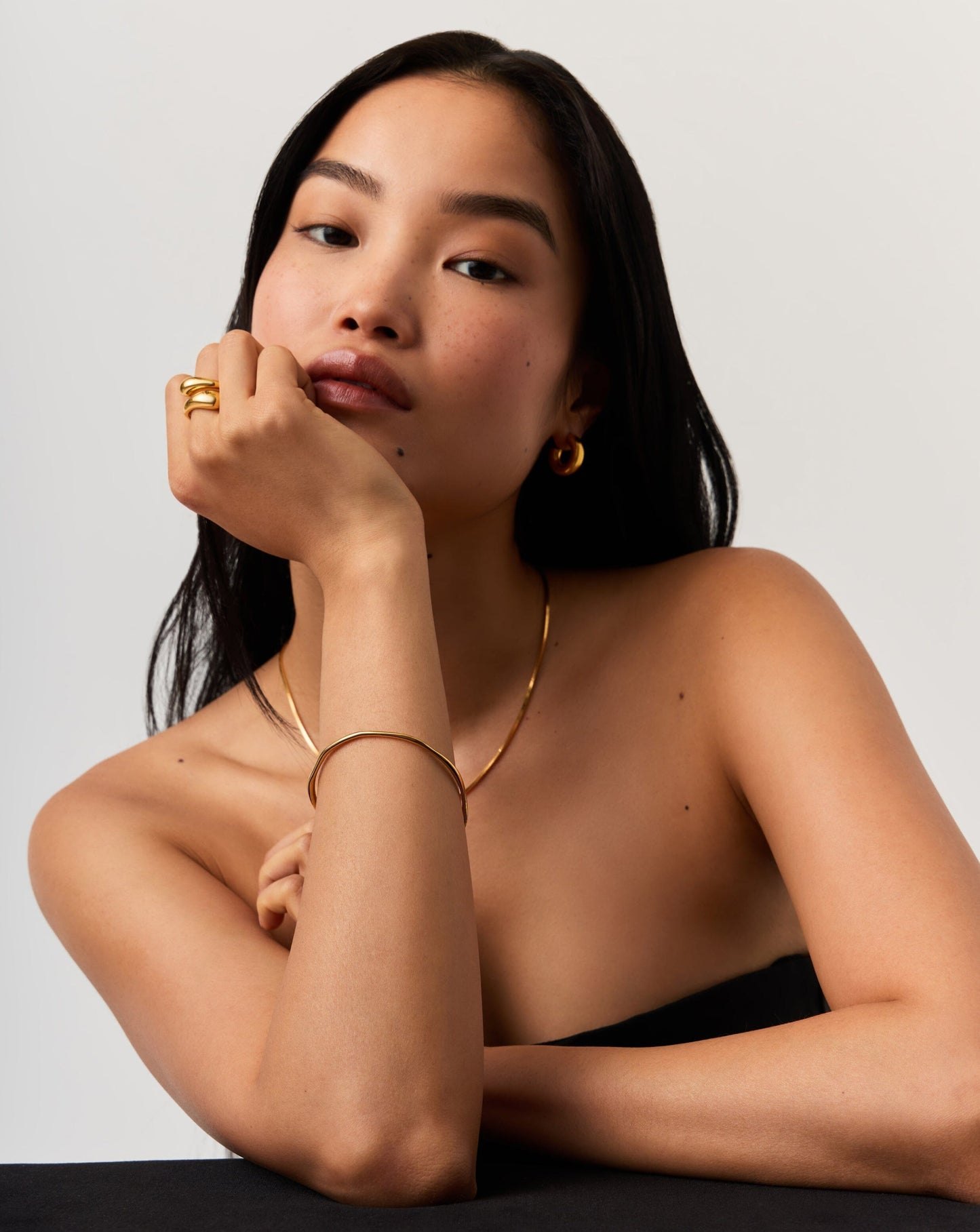 Molten Ripple Bangle | 18ct Gold Vermeil Bracelets Missoma