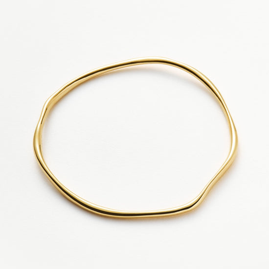 Molten Ripple Bangle | 18ct Gold Vermeil Bracelets Missoma