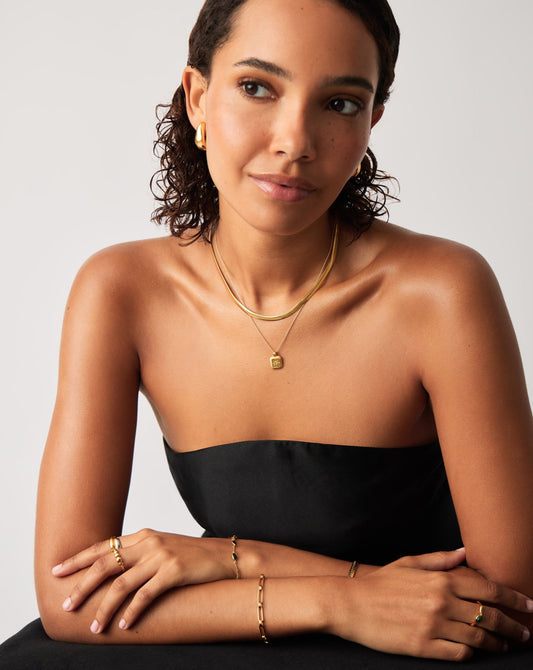 November Birthstone Pendant Necklace | 18ct Gold Vermeil/Citrine Necklaces Missoma
