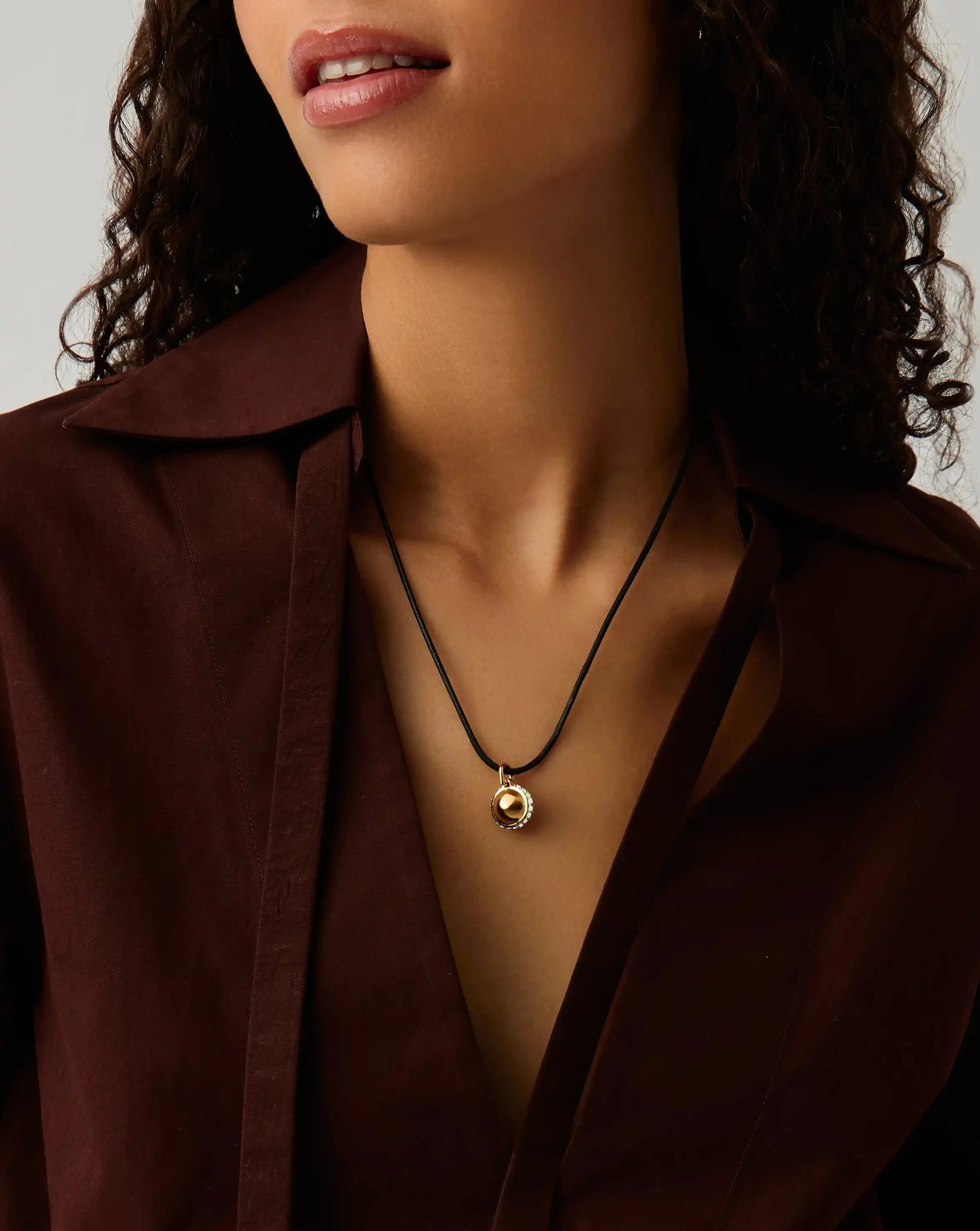 Opalite Pendant Cord Necklace | 18ct Gold Plated Necklaces Missoma