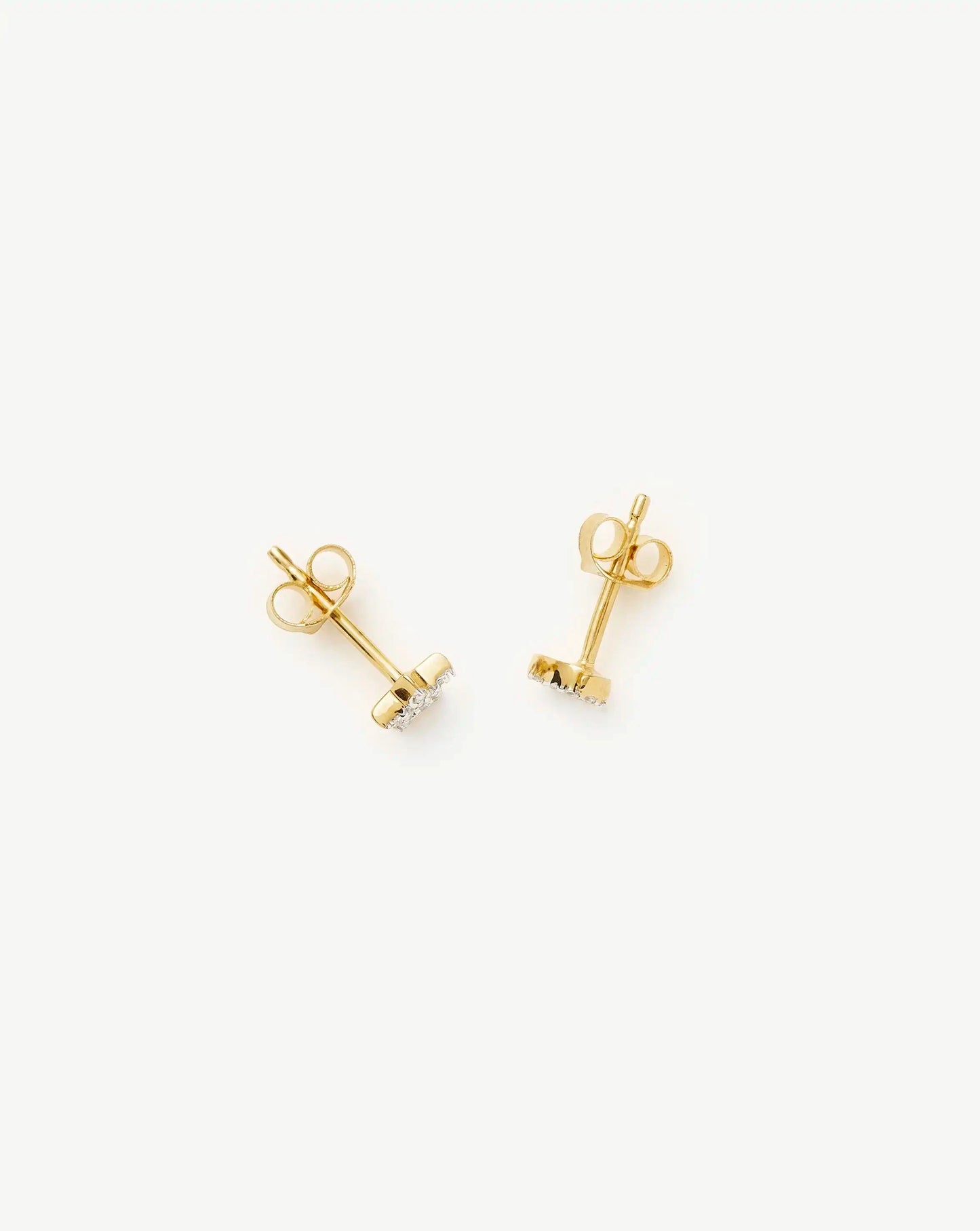 Pave Star Moon Stud Earrings Earrings Missoma
