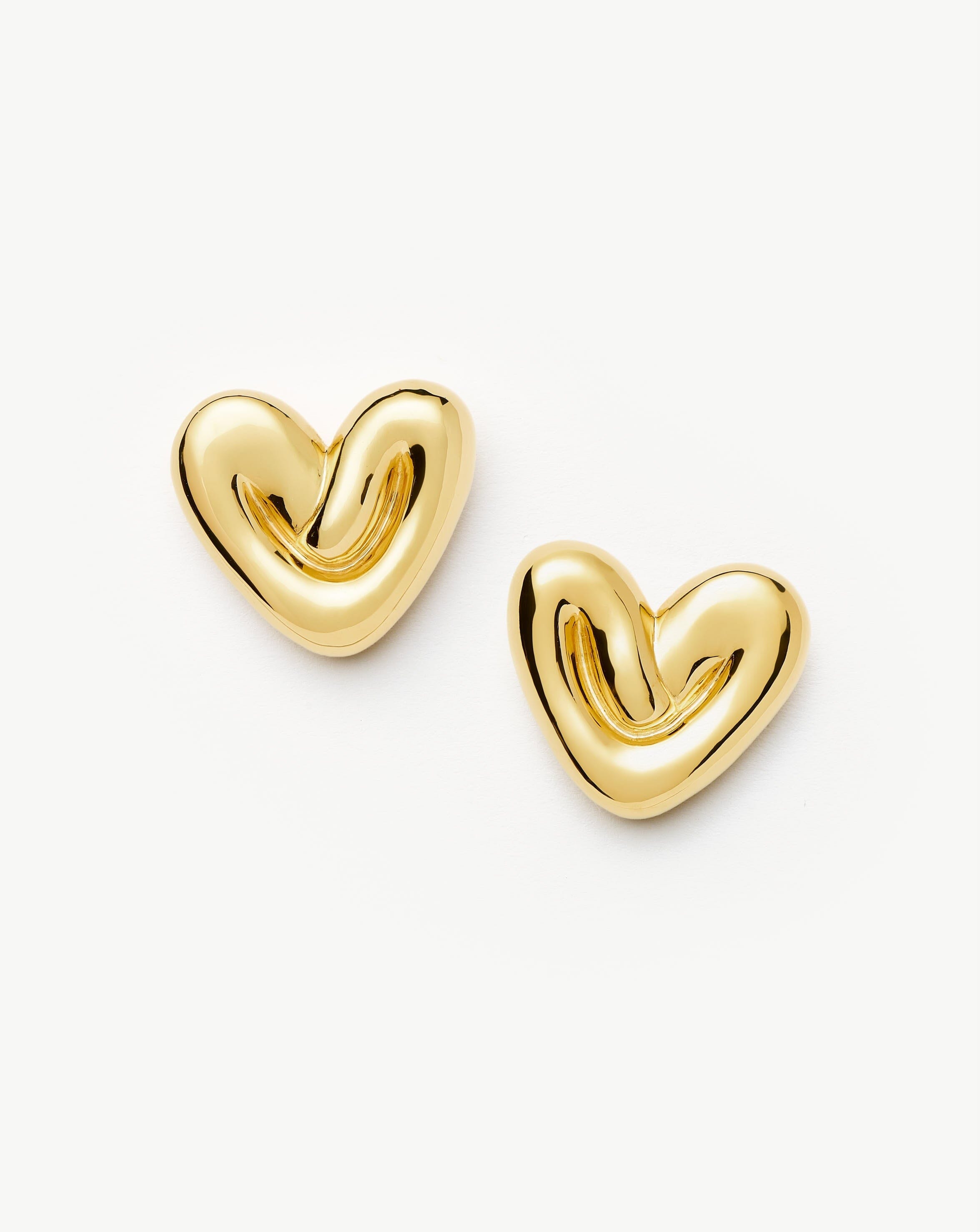★MISSOMA★ Puffy Heart Oversized Stud Earrings Puffy Heart Oversized Stud Earrings | Missoma UK