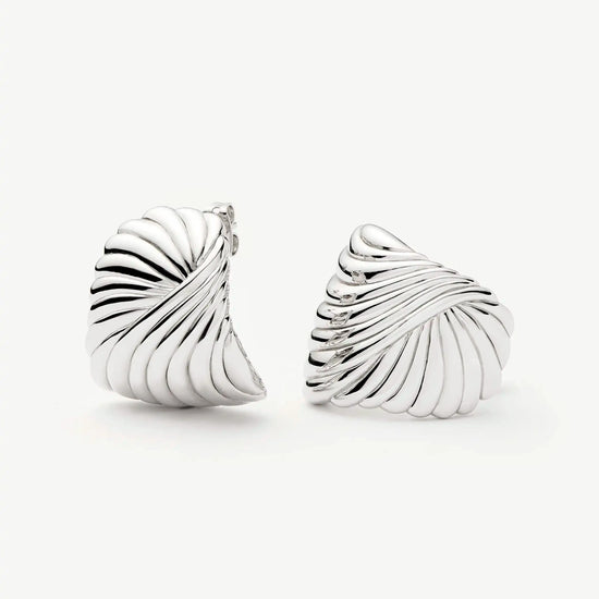 Ripple Oversized Stud Earrings Earrings Missoma