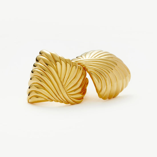 Ripple Oversized Stud Earrings Earrings Missoma