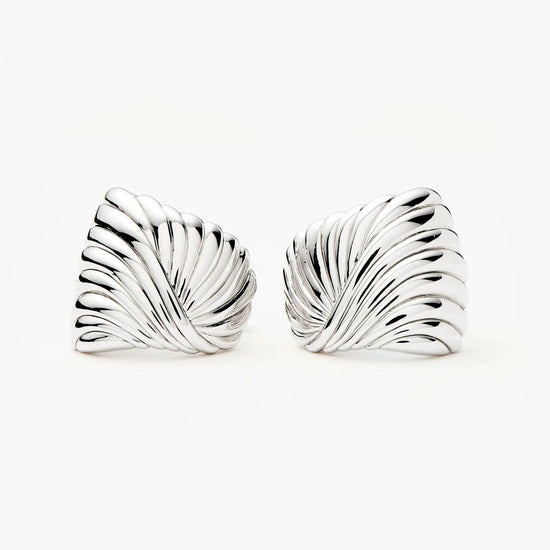 Ripple Oversized Stud Earrings Earrings Missoma