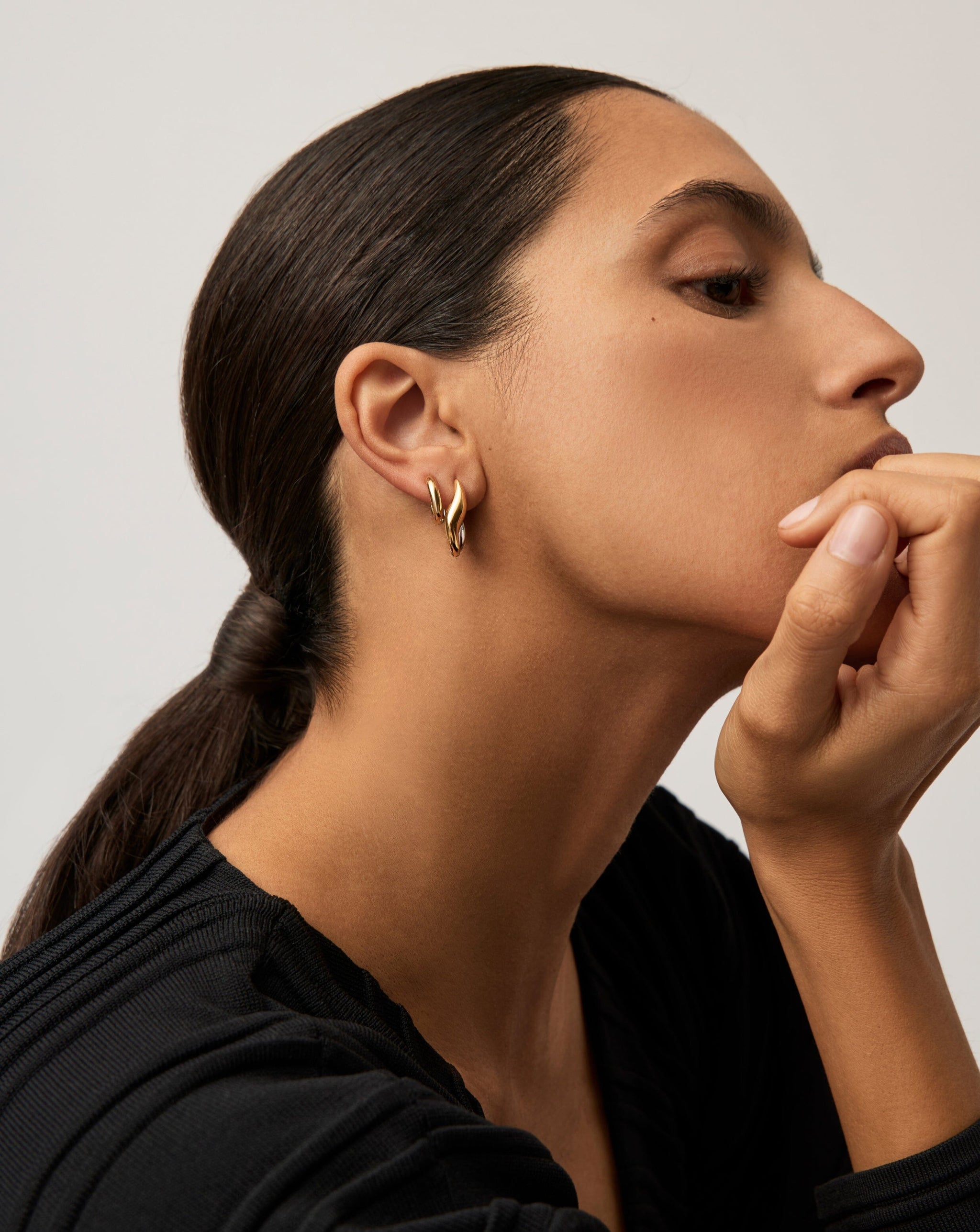 Savi Signature Hoop Set | Gold/Mixed Metal Layering Sets Missoma