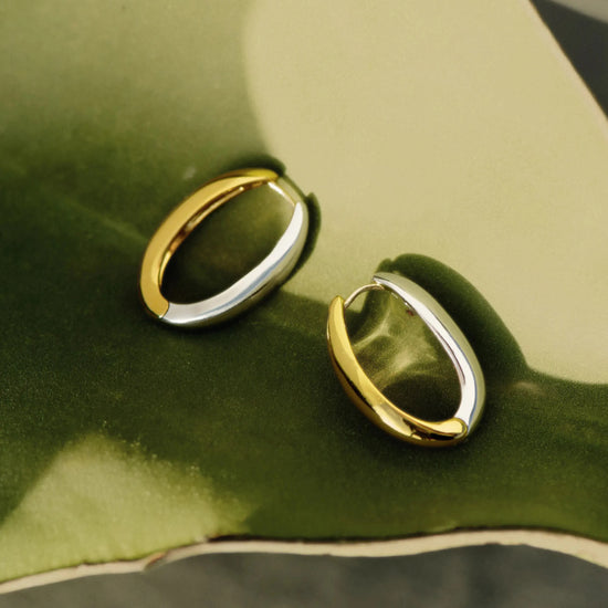 Savi Signature Medium Hoop Earrings | Mix Metal Earrings Missoma