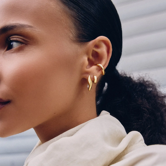 Savi Signature Small Hoop Earrings | Mix Metal Earrings Missoma