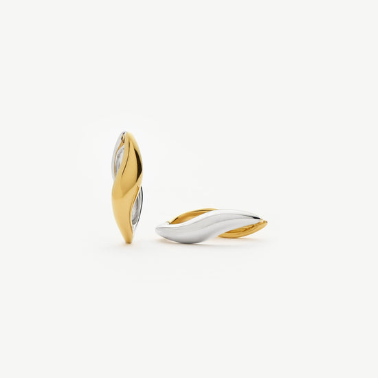 Savi Signature Small Hoop Earrings | Mix Metal Earrings Missoma