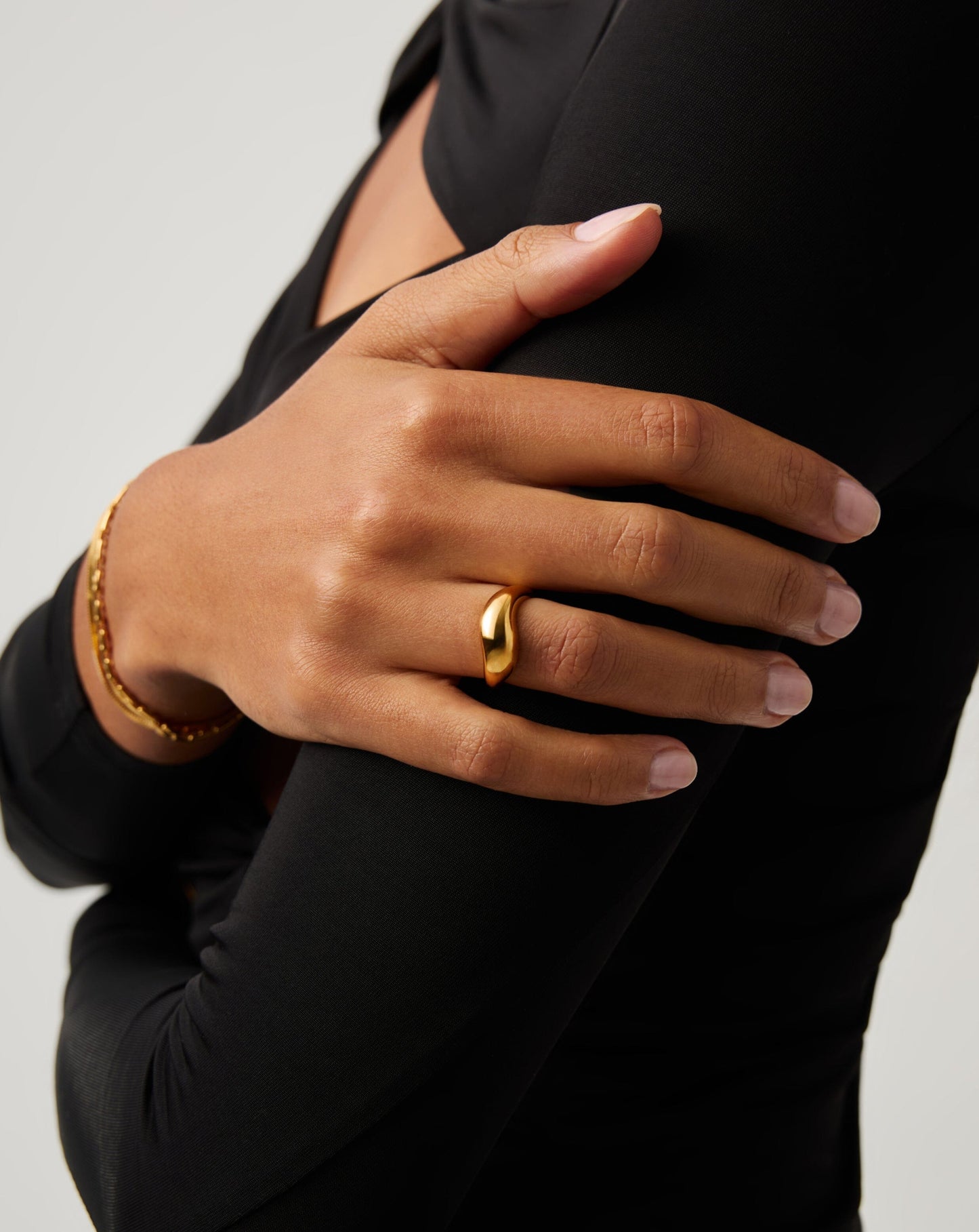 Savi Signature Stacking Ring | 18ct Gold Vermeil Rings Missoma