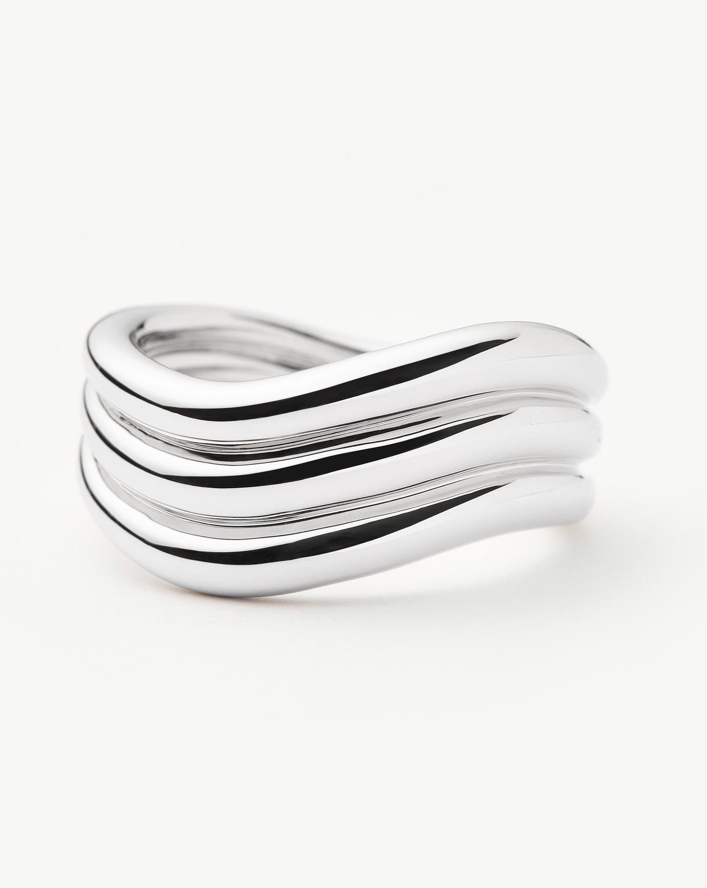 Savi Signature Triple Ring | Silver Plated Rings Missoma