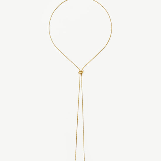 Savi Slider Snake Chain Necklace | 18ct Gold Vermeil Necklaces Missoma