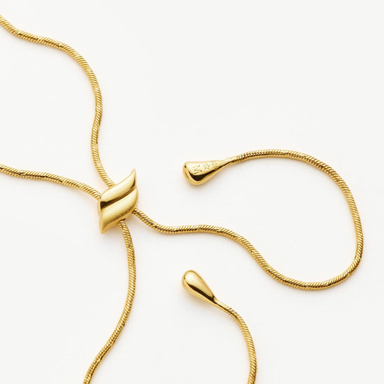 Savi Slider Snake Chain Necklace | 18ct Gold Vermeil Necklaces Missoma