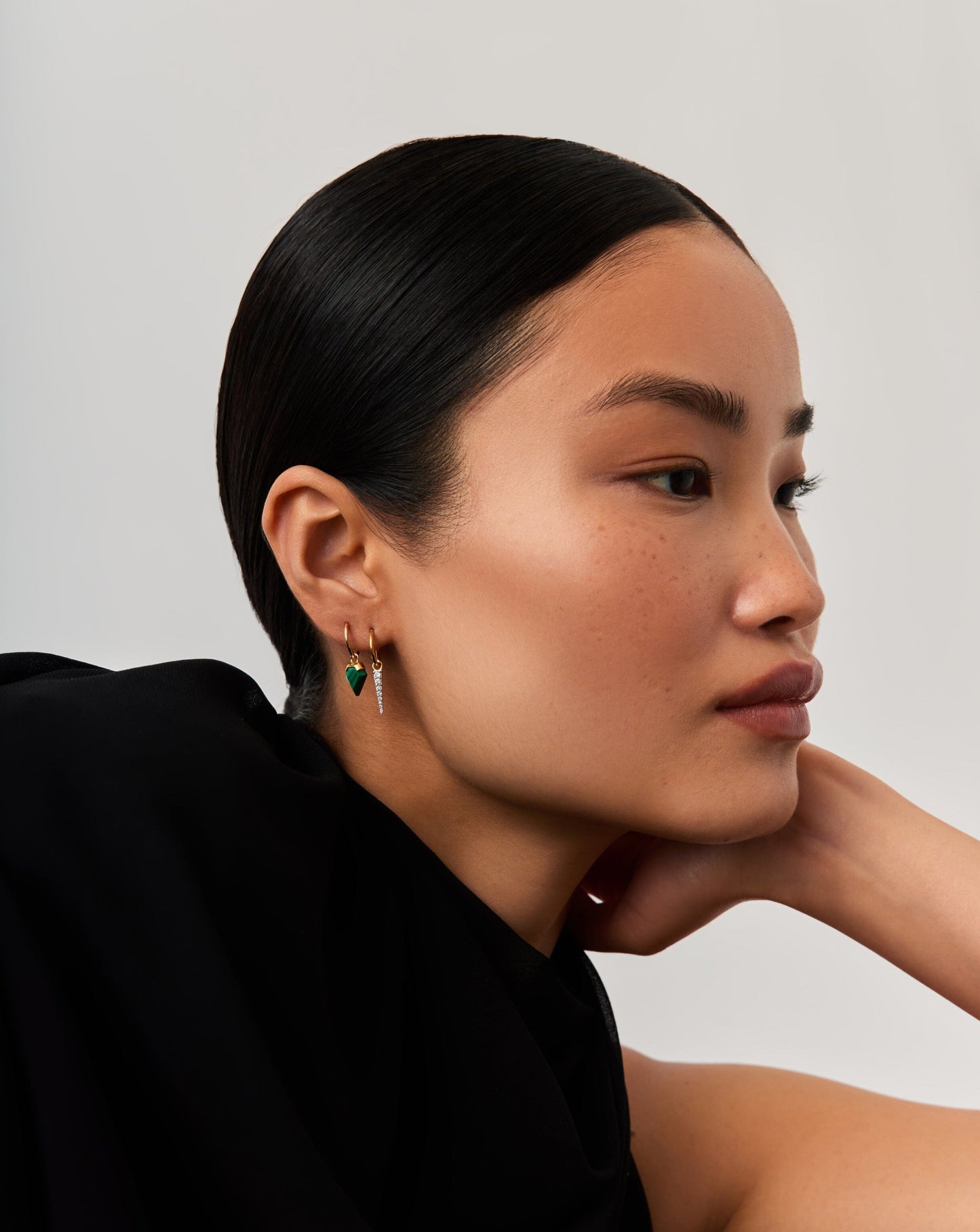 Shield & Spike Charm Hoop Earring Set | 18ct Gold Vermeil Layering Sets Missoma