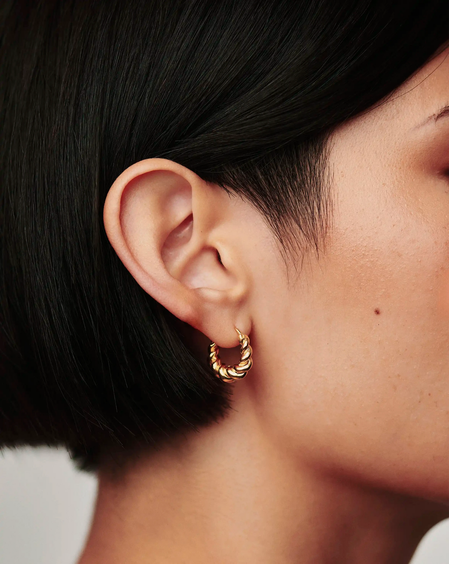 Small Tidal Hoop Earrings | 18ct Gold Vermeil Earrings Missoma
