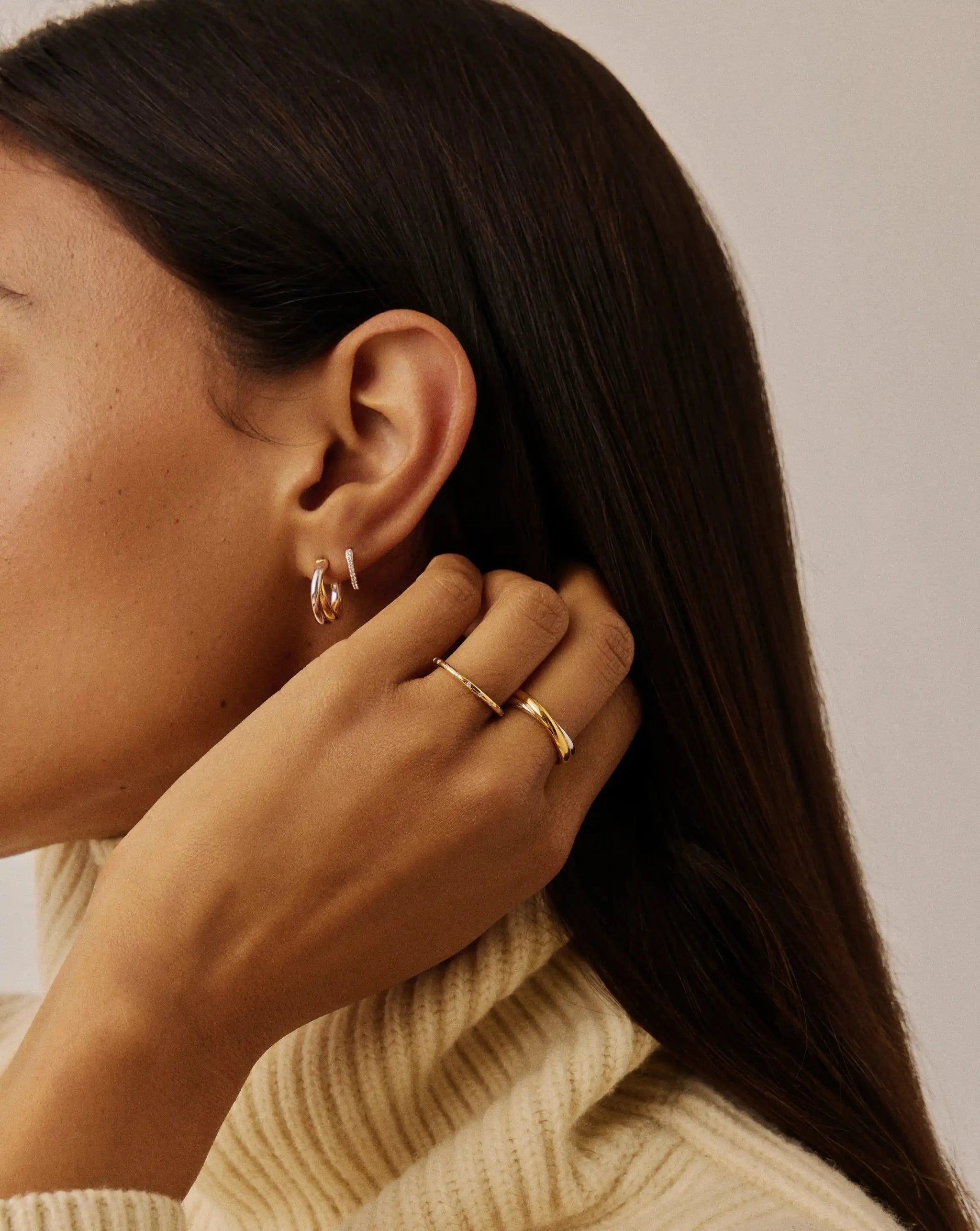 Solar Studded Ring | 18ct Gold Vermeil/Cubic Zirconia Rings Missoma