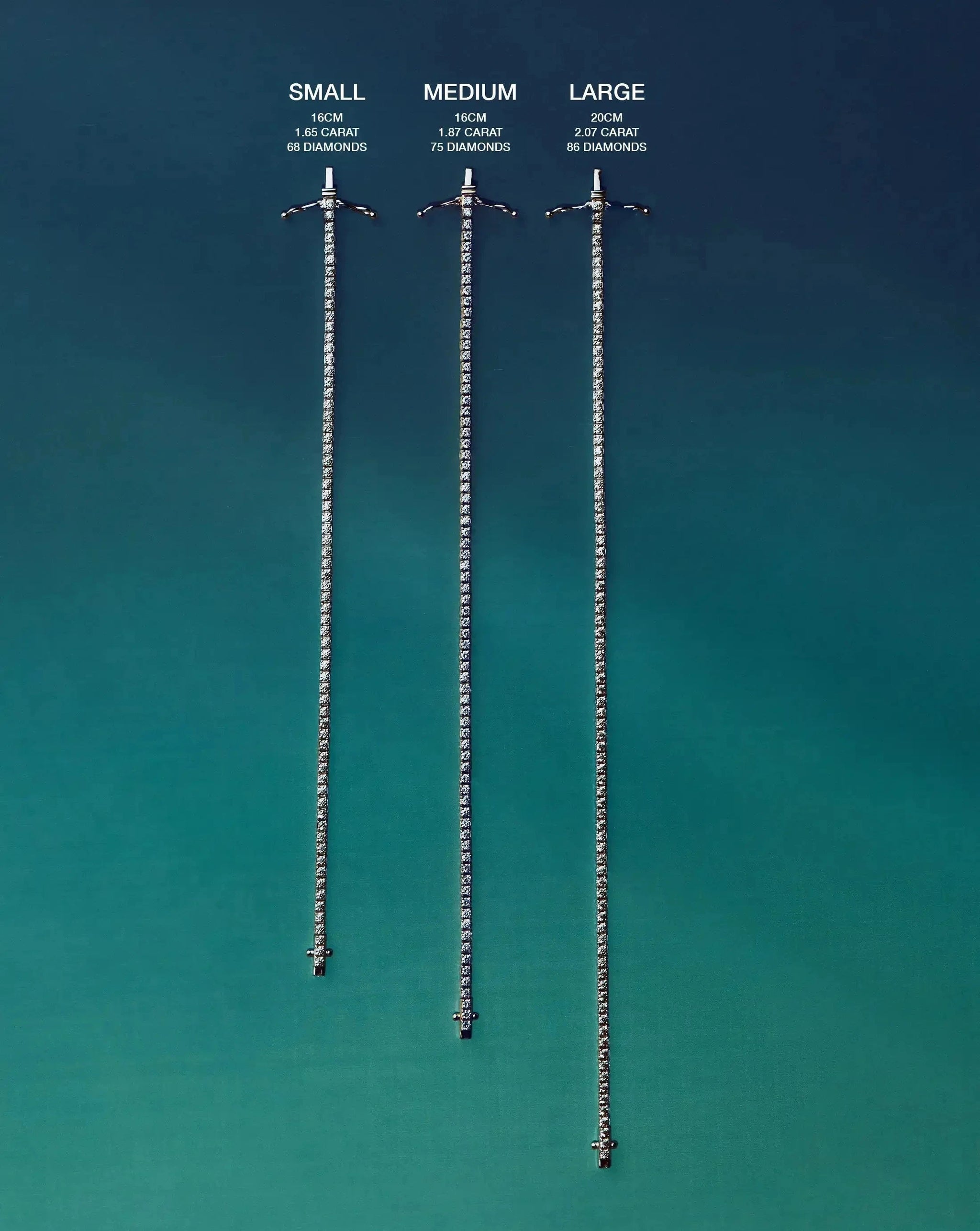Solid Gold Diamond Tennis Bracelet | 14ct Solid Gold Lab Grown Diamonds Bracelets Missoma