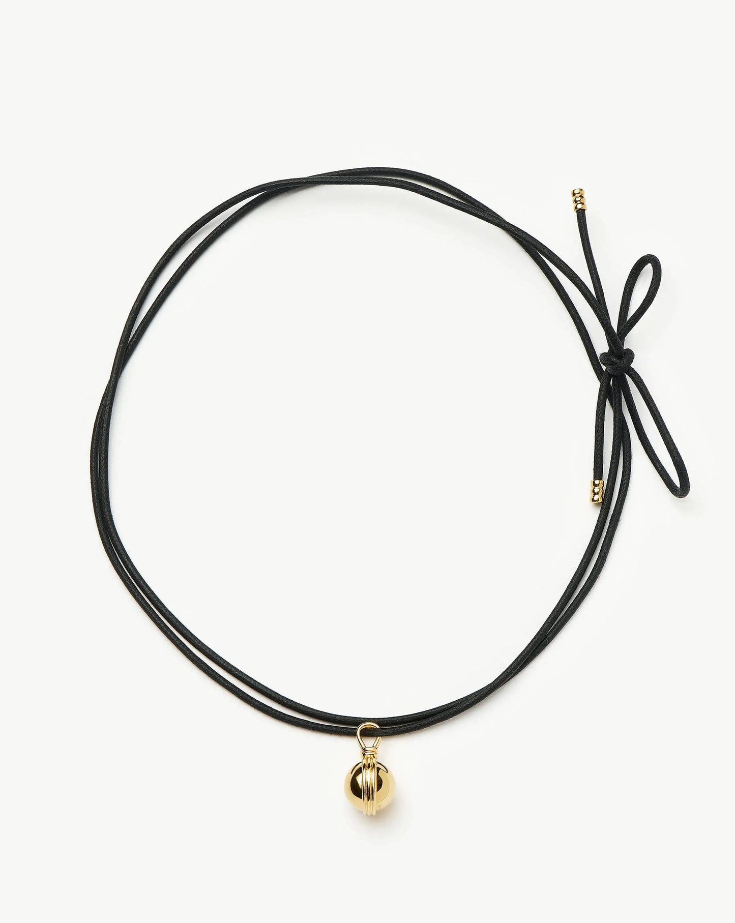 Sphere Pendant Cord Necklace | 18ct Gold Plated Necklaces Missoma