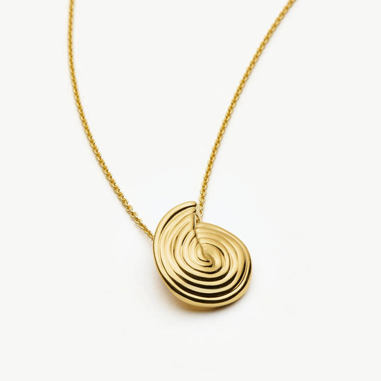 Spiral Mini Pendant Necklace | 18ct Gold Plated Necklaces Missoma