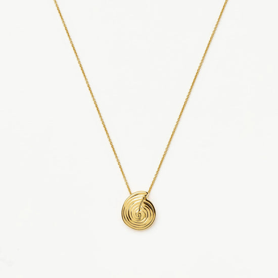 Spiral Mini Pendant Necklace | 18ct Gold Plated Necklaces Missoma