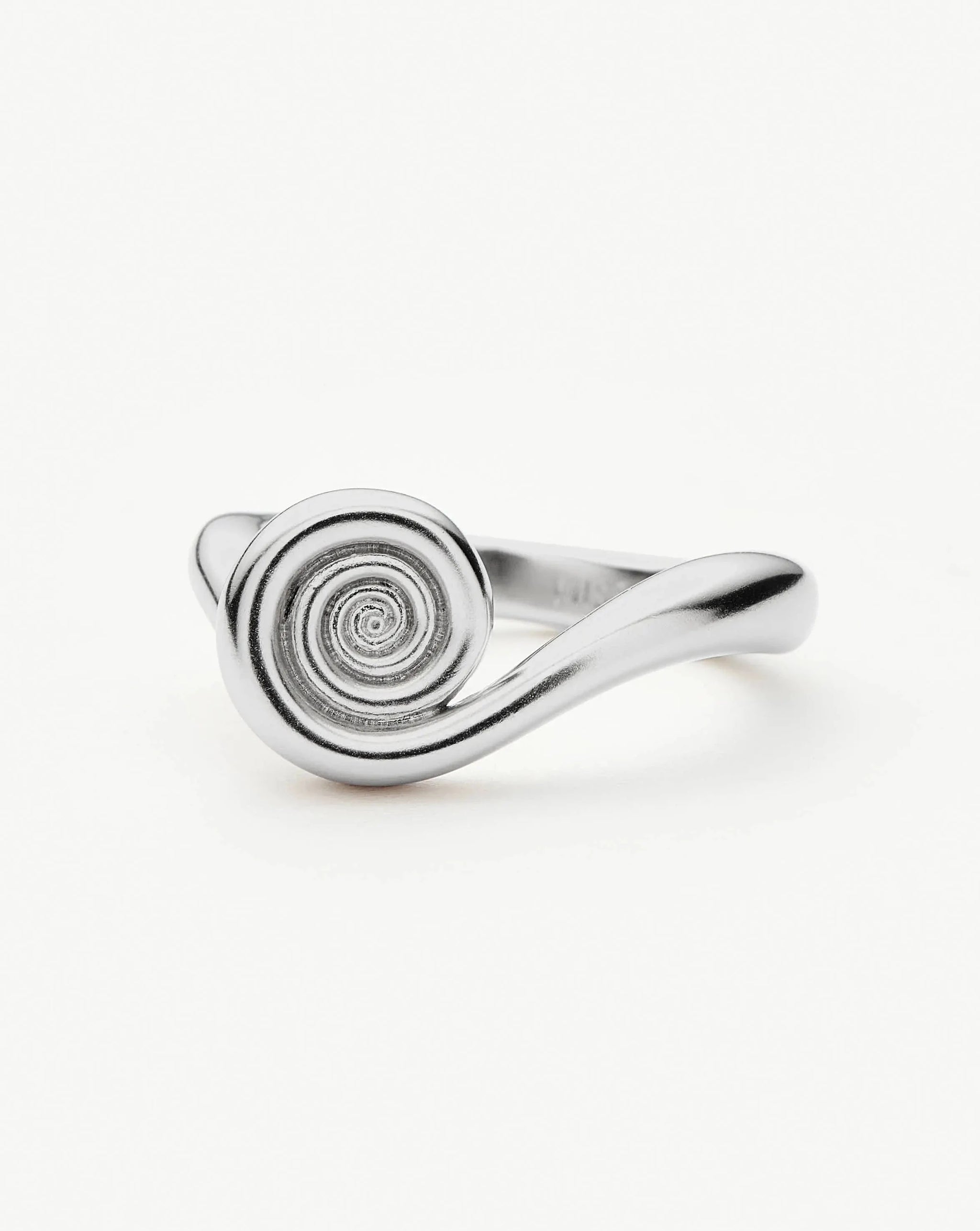 Spiral Stacking Ring | Silver Plated Rings Missoma