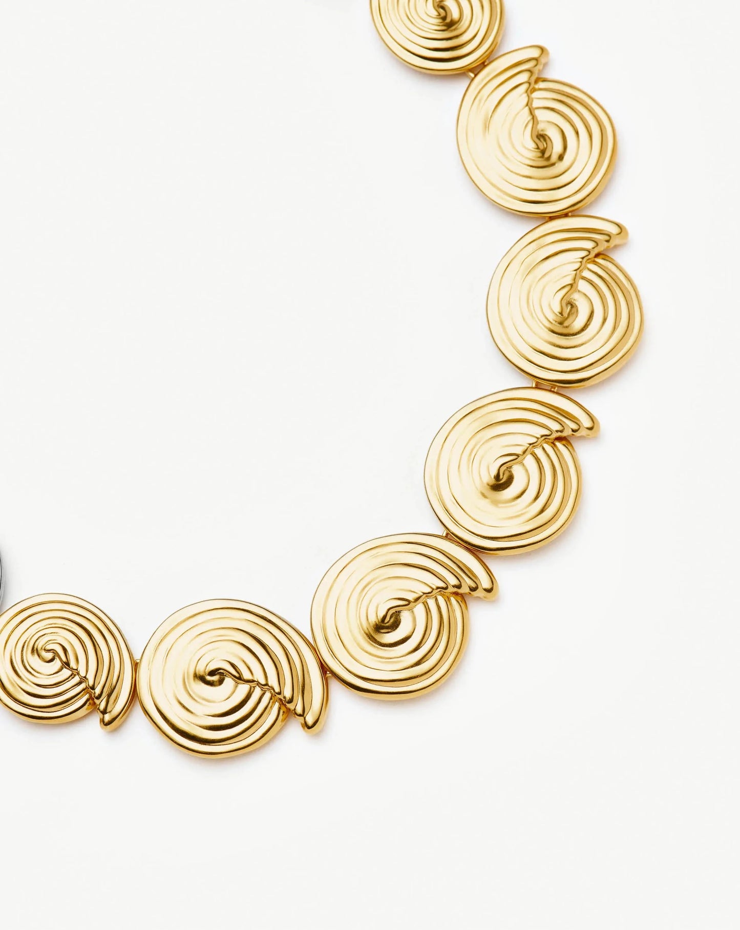 Spiral Statement Chain Necklace | 18ct Gold Plated Necklaces Missoma