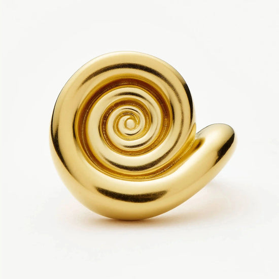 Spiral Statement Ring | 18ct Gold Plated Rings Missoma