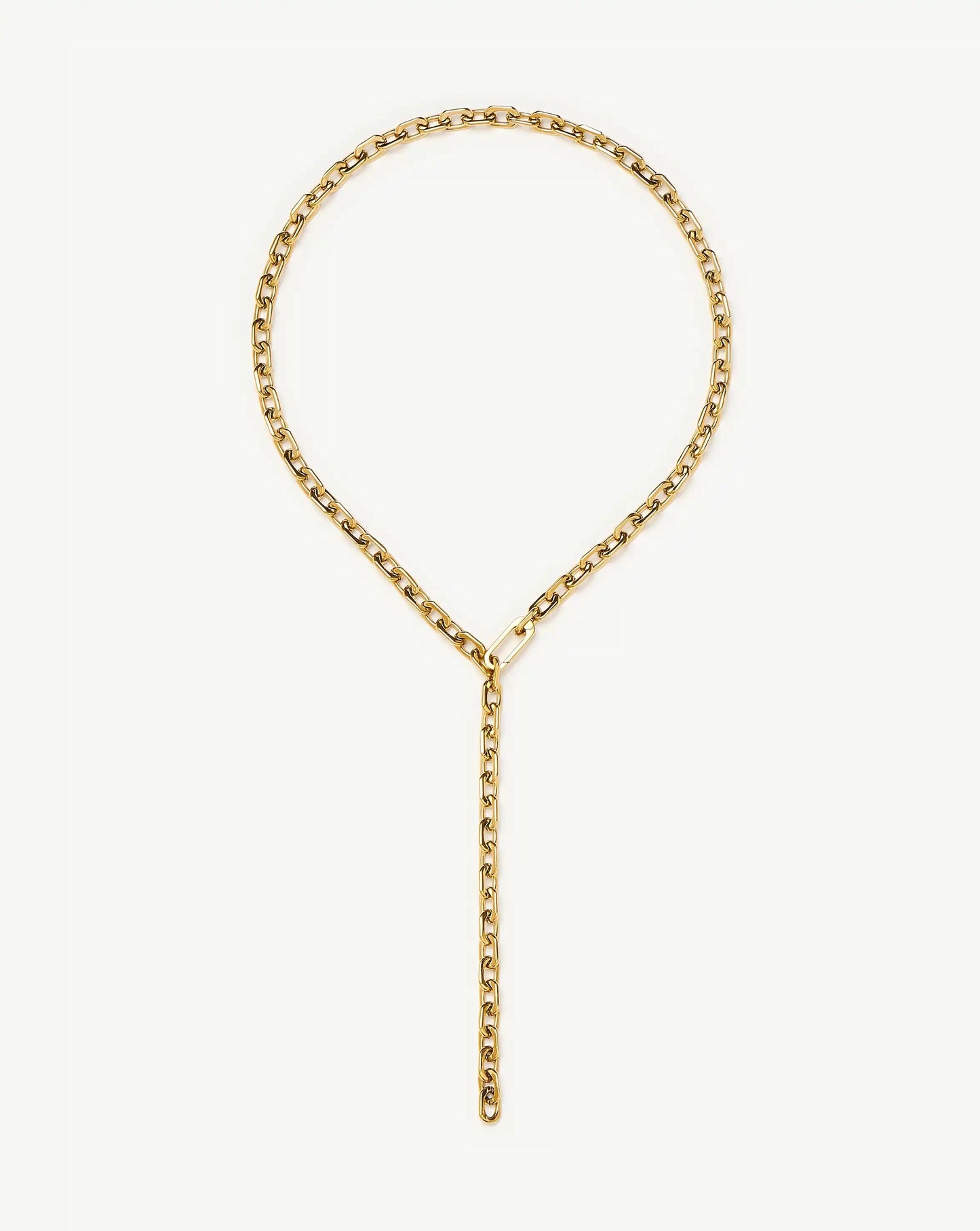 Square Paperclip Chain Necklace | 18ct Gold Plated Necklaces Missoma