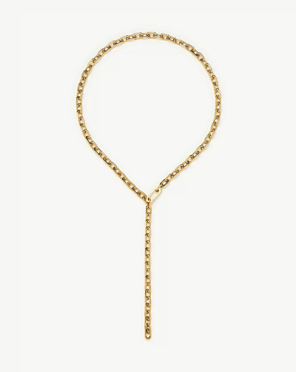 Square Paperclip Chain Necklace | 18ct Gold Plated Necklaces Missoma