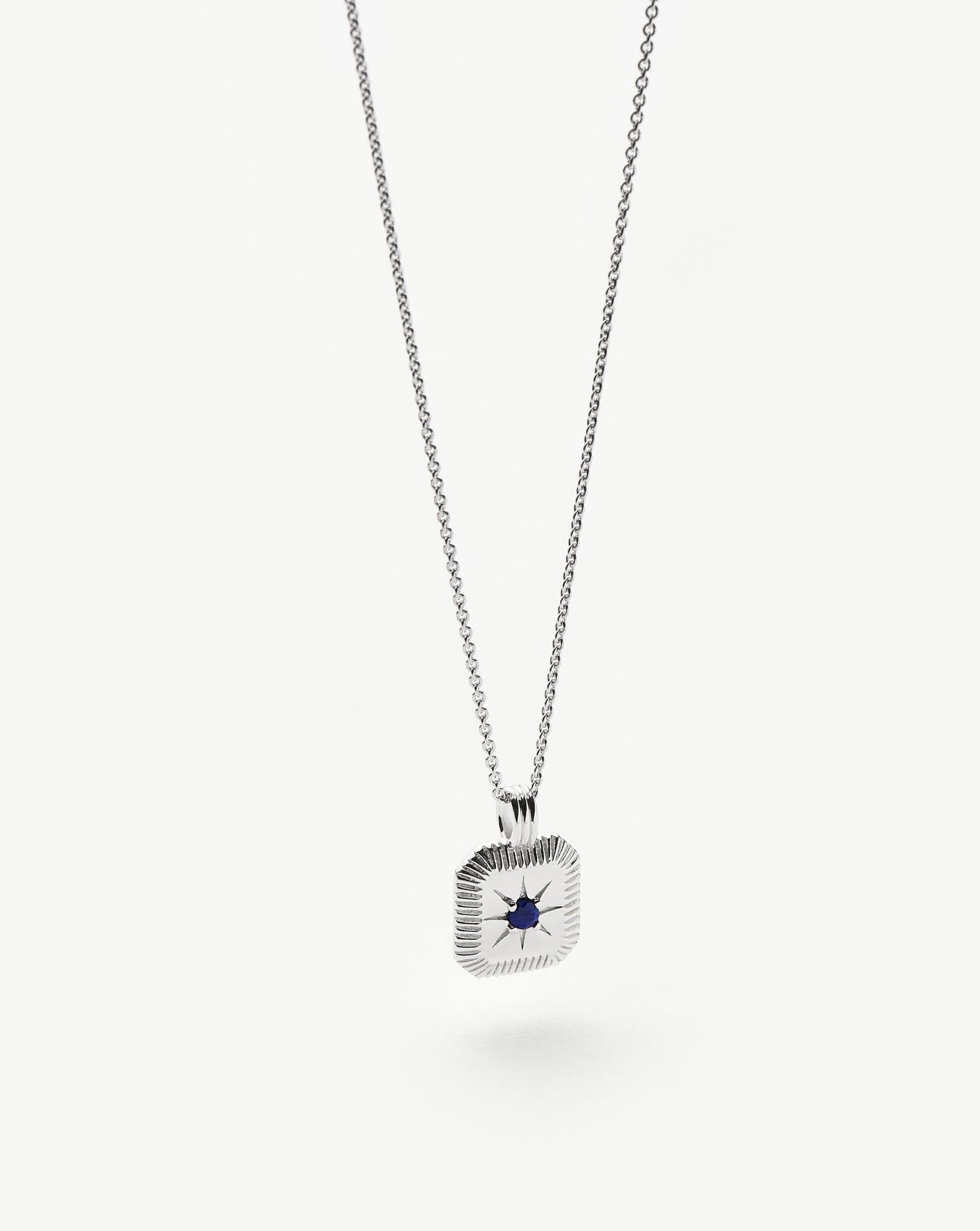 Star Ridge Birthstone Pendant Necklace - Lapis/September Necklaces Missoma