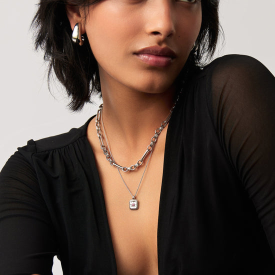 Star Ridge Birthstone Pendant Necklace - Ruby/July Necklaces Missoma