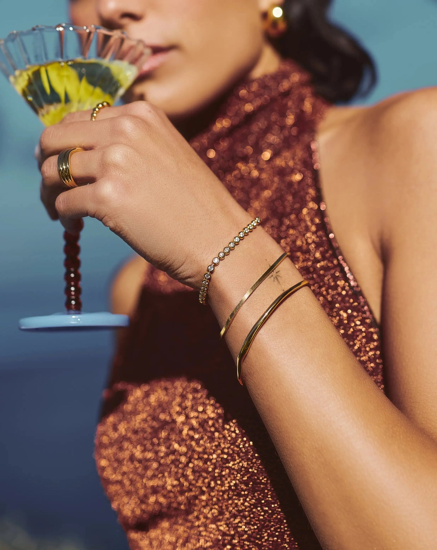 Tennis Round Bracelet | 18ct Gold Vermeil Cubic Zirconia Bracelets Missoma